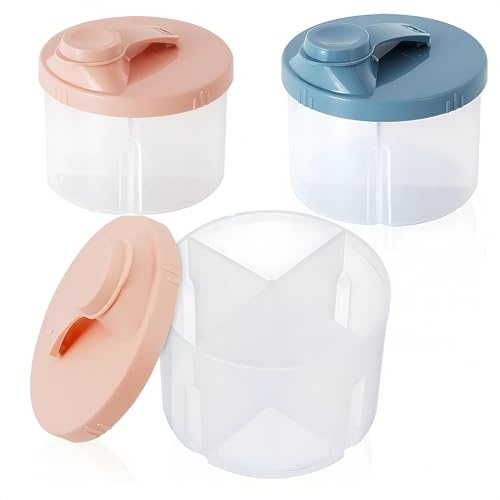 FAINCA 2 Pezzi Dosatore Latte in Polvere per Neonati, Dosatore Latte in Polvere Contenitore Latte in Polvere Per Neonati, Contenitore per Latte in Polvere, Dispenser Latte in Polvere per Neonati