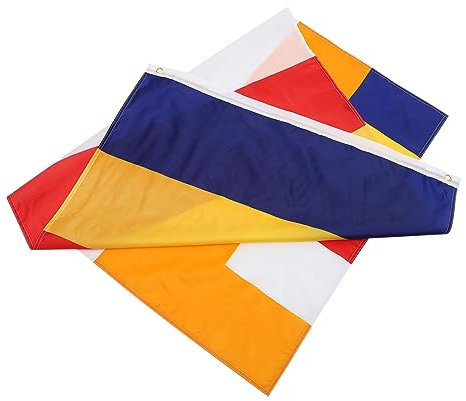 Hemobllo Bandiera Buddista in Poliestere Bandiera Del Buddha Per Decorazione Per Benedizione