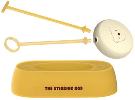 Rrlihjgu Espumador Eléctrico De Leche - Varilla Portátil para Espuma - Batidor De Leche Automático Silencioso Para Huevo Matcha Cappuccino Chocolate Caliente Y Cócteles