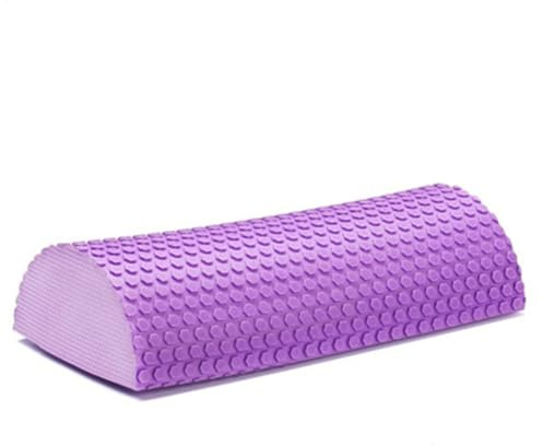 Halbrunde Schaumstoffrolle, Halbrolle Pilates Für Erwachsene Fitnesszubehör Für Freunde, Eltern, Nachbarn, Kollegen Zum Entspannen Von Muskeln, Rücken, Beinen Und Lenden