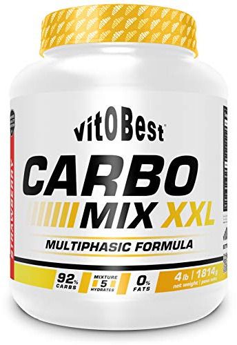 Vit-O-Best Carbomix XXL, Suplementos Alimentarios para Deportistas, Sabor a Limón - 1800 gr