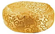 Find Something Different Cuscino Meditazione: Fiori di Loto Oro