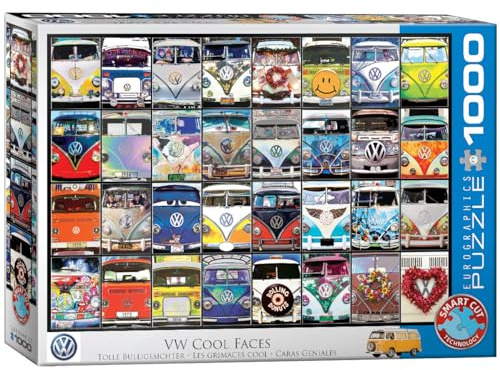 Eurographics VW Cool Bus Puzzle, 1000 Teile, mehrfarbig (englische Version)