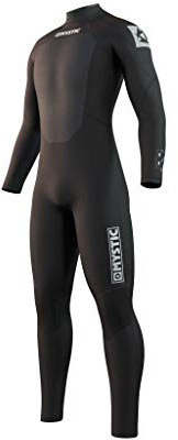 Mystic Wassersport - Surf Kitesurf & Windsurfen Herren - Star 4/3mm Back Zip Wetsuit - Schwarz - thermische warme Wärme Schicht