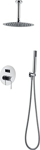 IMEX - Infälld dusch set tak, Monomando Dusch Kit 2-vägs - LINE TOP Krom SERIE - GPQ038