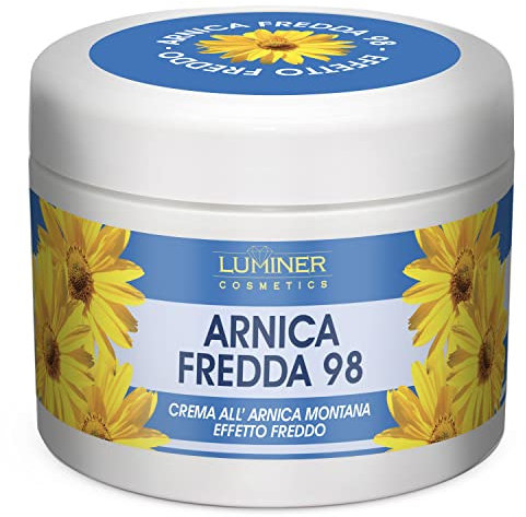 Arnika für Pferde Human Use 200ml Cold Effect, Starke Arnika und Teufelskralle Creme für Gelenk- und Muskelmassage, schnell wirkende natürliche Formel Made in Italy LUMINER
