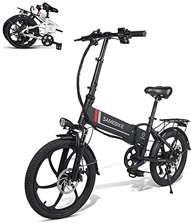 SAMEBIKE 2lvxd30 Elektrofahrrad 48v10.4ah Faltbares Elektrofahrrad mit 7 Gängen Kinder und Erwachsene Erhöhte Reichweite bis zu 40-90KM