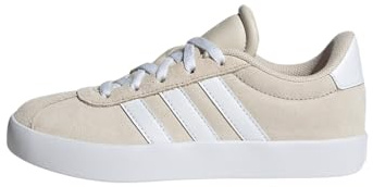adidas Mixte Enfant VL Court 3.0 Shoes, Aluminium/Cloud White/Aluminium, 38 EU