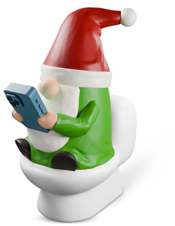 Cuayaes Garden Gnome Ornaments, Funny Garden Ornaments Outdoor Naughty Gnomes Decor Statue for Fences Yard Balcony Lawn Home, Christmas Gnomes Decorations