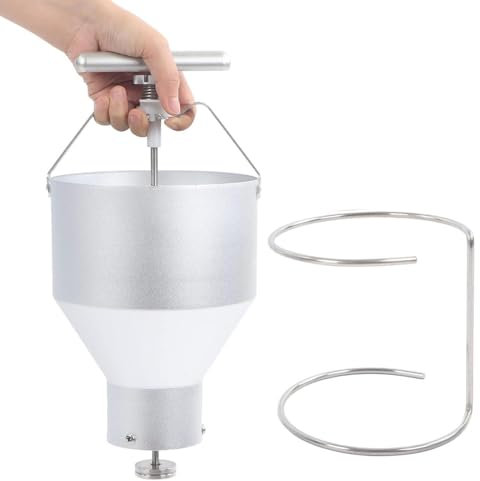 Dispenser per ciambelle | Macchina per ciambelle da 2,5 L | Macchina manuale per ciambelle | Dispenser per ciambelle da forno | Spessore regolabile per ciambelle manuale in acciaio inox per sala da