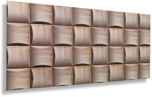 6m² 3D PVC Paneele Holz Optik Wandpaneele Wandverkleidung Decke Deckenpaneele PVC-Verkleidung Wandtatto Fliesen Imitat CPVC7