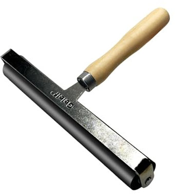 GELELF Smooth Peeling Brayer Roller - Wood Hand Roller Rollers Ink Roller Tape Roller for Gluing Taping Gel Printing Inking Block Printmaking Stamping Scrapbooks (#8: 8 Inch (20CM))