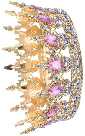 VALICLUD Nuziale Tiara Accessori Per Ragazze E Donne Decorazioni Corone Da Damigella D'Onore Bianca Formale Da Sposa Da Invitata A Nozze Copricapo Da Sposa