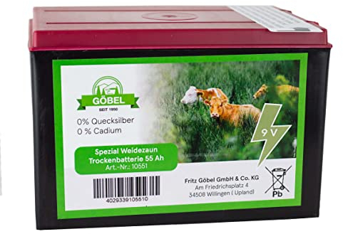 Weidezaunbatterie 9Volt 55 AH