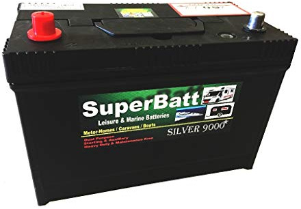 12V 120AH SuperBatt LM120 Heavy Duty Deep Cycle Leisure Marine Battery - DUAL PURPOSE MAINTENANCE FREE HEAVY DUTY - Replace 12V 100AH 105AH 110AH 115AH 120AH