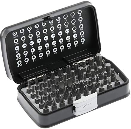 Högert HT1R461 HT1R461 - Juego de puntas de destornillador (1/4, 50 piezas)