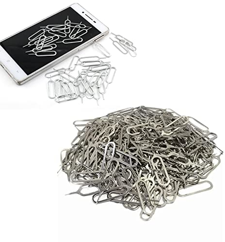 Handy-Nadel, SIM-Pin, SIM Karte Nadel, 300 Stück Nadelöffner, SIM-Karten-Entfernungswerkzeug, für SIM-Karten und Mini-SD-Karte, kompatibel mit Allen Marken von Smartphone/Tablets