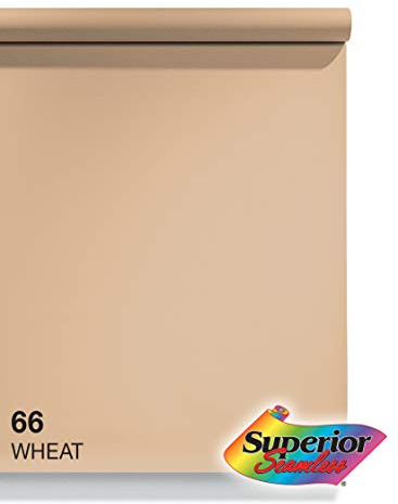 Fondale Fotografico in carta 2,72x11m - marca Superior/Apromastore (2,72x11m Standard, Beige Wheat)