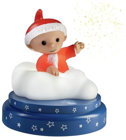 Ansmann LED Nachtlicht Sandmann, Nachtlampe für Kinder, Automatische Abschaltung, Warmweißes Licht, Touch Funktion, Batteriebetrieben, Stilllicht