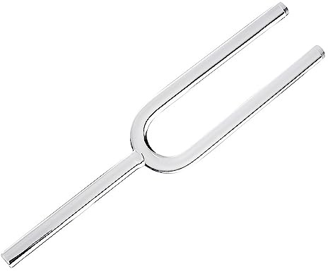 20mm Diameter Powerful Tone, Crystal Clear Tuning Fork, For Meditation, Sound Healing Therapy Yoga, With Striker(E Note)