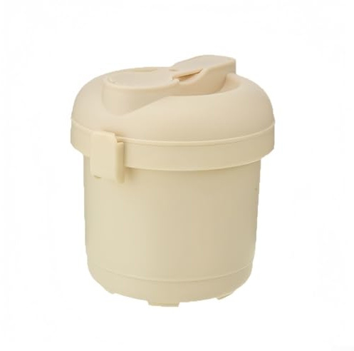 Cuiseur à riz pour micro-ondes avec circulation de vapeur avancée pour une cuisson uniforme, portable pour les voyages et le bureau, passe au lave-vaisselle pour un entretien facile