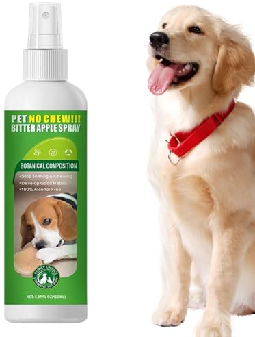 Anti-tuggspray för hundar 100 ml Beteendekorrigerande Bitter Dimma | Hundspray Motverkar Bitande För Och Möbler, Soffor Och Schäslonger, Dörrkarmar, Hörn, Träd, Samt