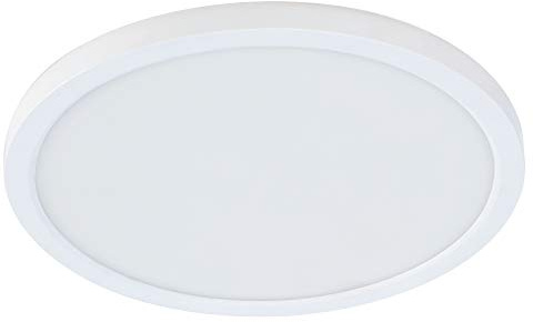 Feit Electric 74202/CA Round, Edge-Lit, Color Selectable 3 in 1 (Soft Bright White/Daylight) for Home, Office, Commercial LED Recessed Ceiling Flat Panel Light, 4 inch Diameter, 3000K/4000K/5000K