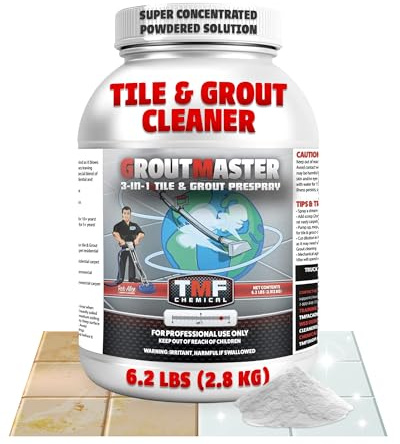 TRUCK MOUNT FORUMS GroutMaster Tile & Grout Cleaner – Fast-Dissolving Powdered Solution for Deep Cleaning Concrete Stains, Grease, & Tough Stains, Ideal for Residential & Commercial Use, 6.5 lbs