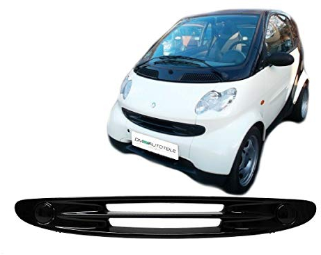 DM Autoteile 23317 Smart Fortwo Coupe Cabrio 450 Kühlergrill Gitter ABS Schwarz Lackiert ab 03-07