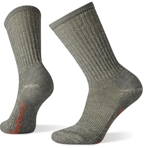 Smartwool Women's Women's Hike Classic Edition Light Cushion Crew Hiking Socks, Medium Gray, M UK