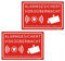 Goodvia Schild Alarmgesichert 20 x 30 cm Schild Videoüberwachung Kunststoff mit Selbstklebend Achtung Vorsicht Videoüberwachung Hinweis Hinweisschild Videoüberwacht