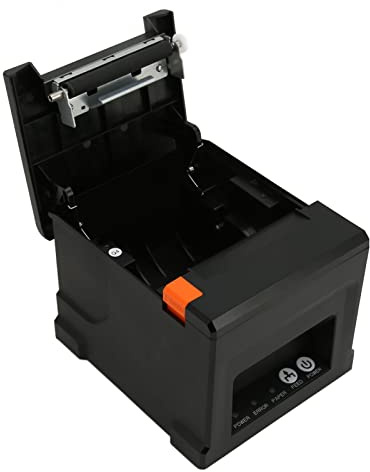 LEYT Impresora Térmica, Recibo Impresora Térmica Puerto USB 300 Mm/s para Venta Al por Menor (Enchufe de la UE)