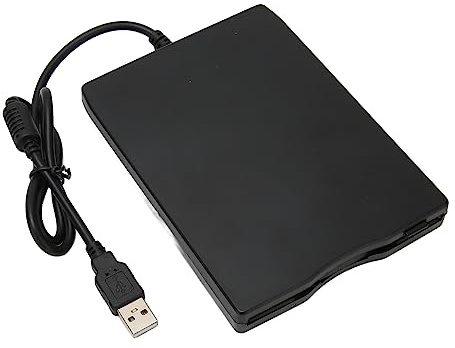 ciciglow Floppy Disk Reader Drive, 3.5 Inch External USB Floppy Disk Drive 1.44MB 2HD FDD Diskette Disc Reader for 2000/7/8/XP, for Vista