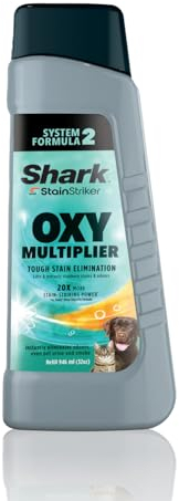 Shark StainStriker Oxy Multiplier Formula 946ml Refill, Stain & Spot Cleaning Solution for use with Shark EX200UK, XSKCHMLEX32UK, Grey