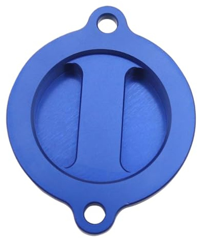 Tapa de Cubierta del Filtro de Aceite Compatible con 125 200 390 690 790 890 1050 1090 1190 1290 Modelos se Adapta a Super Adventure R S T y Supermoto R SMC Bikes(Blue)