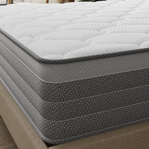 TXO Matelas MH20E 160x200 cm, Mousse Multicouche avec Mémoire de Forme, Fermeté Moyenne, Respirant, Blanc, 25 cm d'Épaisseur