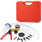 Brake Bleeding Kit, Hand Held Vacuum Pump Pressure Tester with Durable Gauge, Brake Fluid Bleeder Kit for Car Motorcycle Diagnosis