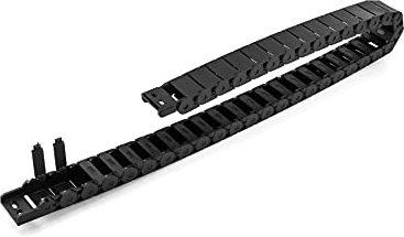 QWORK Chaîne porte Câbles, Chaîne de Trainage Pour l'Imprimante 3D, Machines Outils à Commande Numérique, 15mm x 30mm, Longueur 1 m