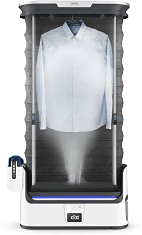 Tefal Care For You vollautomatischer Dampfglätter, entknittert, desinfiziert und entfernt Gerüche, kraftvoller Dampf, sanftes Trocknen, Steamer, platsparendes vertikales Design, weiß, YT3040