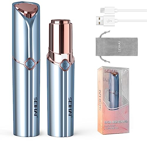 Gesichtshaarentferner Für Frauen(2024 Deluxe), SEIHAI Gesichtsrasierer Frauen, Damenbart Entferner, Gesichtsepilierer, Damen Gesichtsrasierer für Gesichtshaare/Lippen/Kinn
