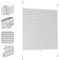 Sekey Plissee ohne Bohren Verdunkelung, Fenster Plissee Klemmfix Jalousie 40 cm breit, Verspannt Blickdicht Sonnenschutz Fensterollo, 40x120cm, Weiß