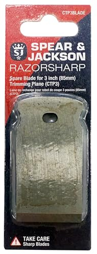 Spear & Jackson CTP3BLADE Lame de Rechange pour Rabot de Menuisier 3