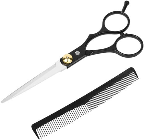 LOPHE Forbici da Parrucchiere, 2Pcs 5,7 Pollici Kit Forbici per Capelli, Forbice Parrucchiere Professionali & Pettine Capelli, Kit Barbiere per Taglio di Capelli da Fai da te/Casa/Barbiere