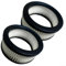 Efficiente filtro HEPA per aspirapolvere MIWHOLE M22 promuove l'ambiente allergico (confezione da 2)