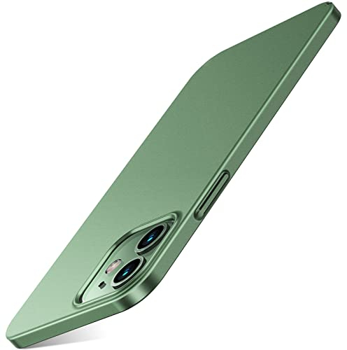 TORRAS für iPhone 12 Hülle, iPhone 12 Pro Hülle Ultra Dünn (Wie Original iPhone) Slim Handyhülle iPhone 12/12 Pro Case (Unzerbrechlich Rundum Schutz) Schutzhülle iPhone 12/12 Pro, Grün