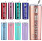 Amlion Vaso personalizado – Grabado con láser con nombre, vasos de acero inoxidable de 20 oz, vasos delgados con tapas y pajitas para regalos para mujeres y hombres – 13 colores y 42 iconos