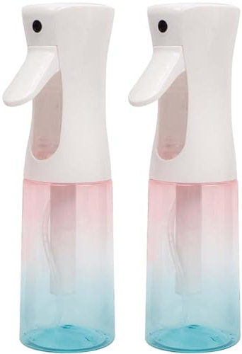 2Pcs Spray Bottles for Hair, 300ML Ultra Fine Spray Bottle, Refillable, Continuous Spray, Used for Hair Care, Plants, Household Clean