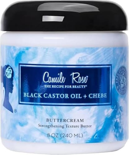 MCAMILLE ROSE BUTTER CREAM BLACK CASTOR OIL + CHEBE 8oz (240ml)