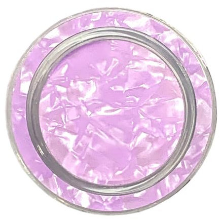 Fdeety Poignée De Téléphone Portable Ronde en Acrylique Transparent Support Antidérapant Ergonomique Accessoire Pratique pour Tous Les Smartphones Lot De 3 Pièces