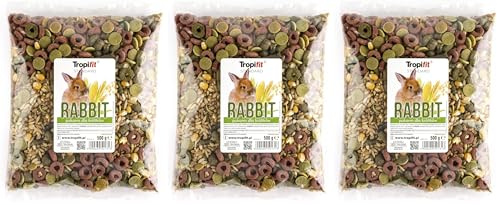TROPIFIT Rabbit 500g -Nourriture pour Lapins (Lot de 3)